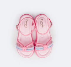 SANDALIA INFANTIL PAMPILI FLOWER NO E STRASS - 702032 - Via Expressa Calçados