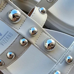 SANDALIA FEMININA PAPETE TRATORADA VIZZANO - 6499110 na internet