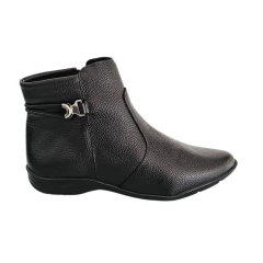 Imagem do BOTA FEMININA CANO BAIXO EM COURO - B102