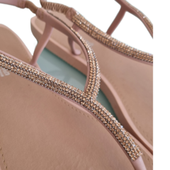 SANDALIA RASTEIRA COM PEDRARIA GATA MANIA - SQ56 - comprar online