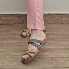 SANDALIA PAPETE FEMININA CL FLAT - BK403 - comprar online