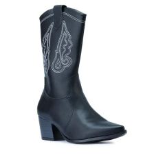 BOTA COUNTRY FEMININA BEBECE CANO MEDIO BORDADA - T4918102 - comprar online