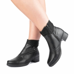 BOTA FEMININA MISSISSIPI CANO CURTO SALTO BAIXO - Q8463