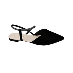 SAPATO CHANEL SLINGBACK FEMININO BEBECE COM STRASS - T2086523 - Via Expressa Calçados