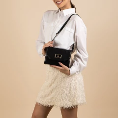 BOLSA PEQUENA FEMININA QUADRADA RAFITTHY - 2813911A