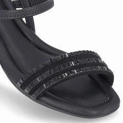 SANDALIA FEMININA PICCADILLY FLAVIA COM BRILHO - 475017 - Via Expressa Calçados