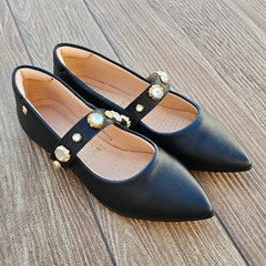 SAPATILHA FEMININA BICO FINO MARY JANE SANTINELLI - 1266755 - comprar online