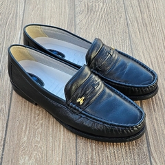 MOCASSIM MASCULINO EM COURO PE DE PRATA - 1018R