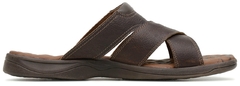 SANDALIA FREEWAY MASCULINA EM COURO - SAND1091 - Via Expressa Calçados