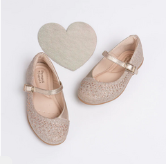 SAPATILHA INFANTIL PAMPILI BAILARINA COM STRASS GLITTER - 188552