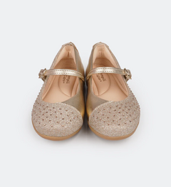 SAPATILHA INFANTIL PAMPILI BAILARINA COM STRASS GLITTER - 188552 - Via Expressa Calçados