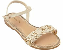 SANDALIA INFANTIL CHERRIE METALIZADA - 409249