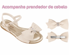 SANDALIA INFANTIL PAMPILI AURORA LACO COM PRENDEDOR DE CABELO - 698004