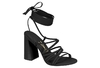 SANDALIA VIZZANO SALTO BLOCO ALTO DE AMARRAR - 6480201