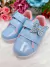 TÊNIS AZUL BEBÊ VERNIZ ROSA APLIQUE BORBOLETA VELCRO MENINAS - loja online