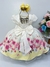Vestido Infantil Amarelo Jardim das Borboletas Pérolas Luxo na internet