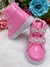 Coturno Infantil Rosa Chiclete Coração Verniz Brilho Com Velcro na internet