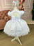 Vestido Menina Bonita Branco Borboletas - comprar online