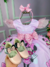 Vestido Infantil Princesa Tematico Minnie/Minie Rosa na internet