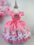 Vestido Infantil Bella Child Rosa Unicórnios - comprar online