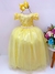 Vestido Infantil - Amarelo Tule Renda Longo Dama Luxo