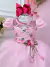 Vestido Infantil Rosa Florido C/ Broche Flor Festas (cópia) na internet