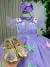 Vestido Marie Jardim Encantado Luxinho Lilas Isis - SAMULICA
