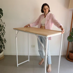 Mesa alta plegable (1 metro altura) - tienda online