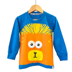 BLUSA DE FRIO AZUL LEÃO - SEU PEDRO KIDS