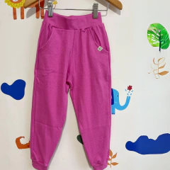 CALÇA CANELADA/ROSA-BALLET