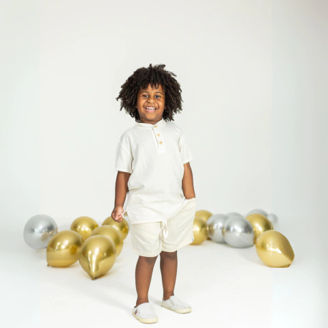 BERMUDA LINHO CONFORT/OFFWHITE - comprar online