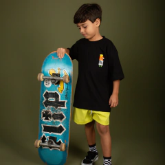 CAMISETA OVER BLACK - SEU PEDRO KIDS