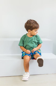 CAMISETA MESCLA VERDE