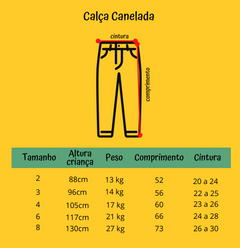 CALÇA CANELADA/LIMA na internet