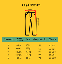 CALÇA MOLETOM/AZUL-JEANS - comprar online