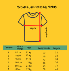 CAMISETA MOVIMENTO/AZUL - SEU PEDRO KIDS