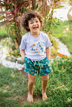 SHORT SPACE CROCO VERDE - comprar online