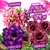 BLOCO PETALAS DE ALEGRIA ( ATHENAS - PURPLE BLUE - CARBONO ) - comprar online