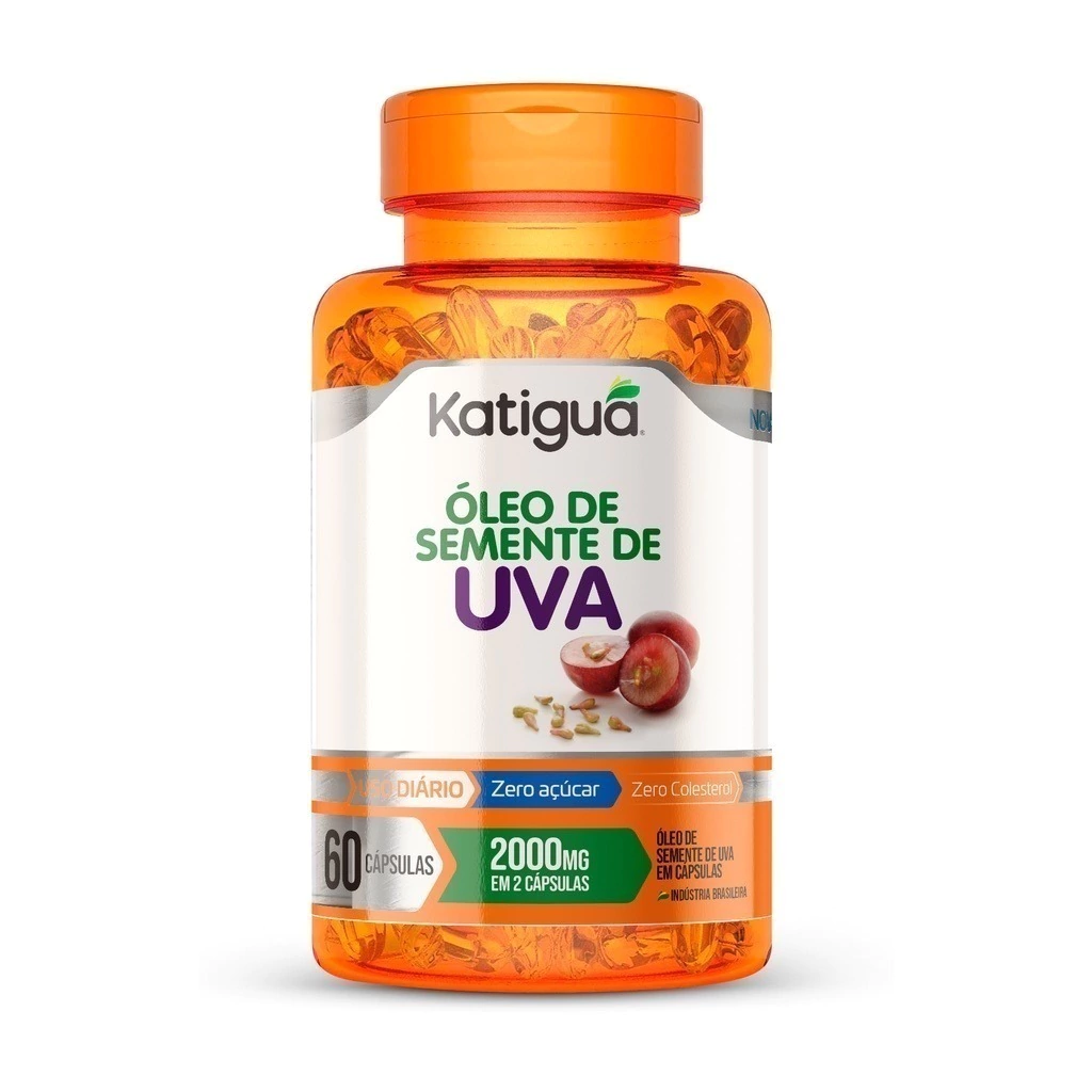 Oleo de semente de Uva 60 caps Katigua