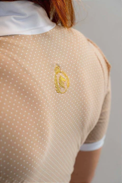 Camisa Hipismo Prova Manga Curta Poá Romantic Horse SA - loja online