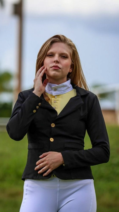 Casaca Hipismo Preta Horse SA - comprar online