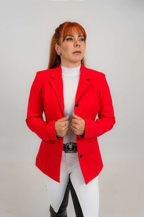 Casaca Hipismo Vermelha Paris Horse SA - comprar online