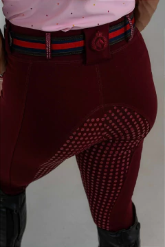 Culote Hipismo Legging Treino Marsala Full Grip Horse SA - Horse S.A.