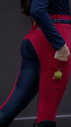 Culote Hipismo Legging Treino Marsala e Preto Horse SA - comprar online