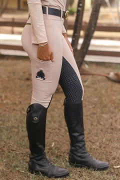 Culote Hipismo Legging Prova Areia e Preto Horse SA - comprar online