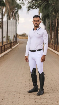 Culote Hipismo Prova Branco Masculino Horse SA - comprar online