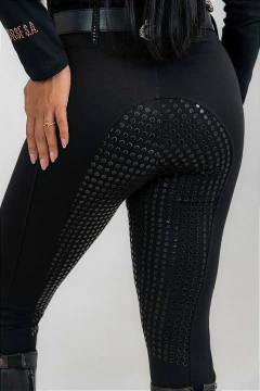 Culote Hipismo Legging Treino Preto Full Grip Paris Horse SA na internet