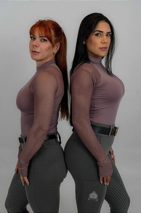 Camisa Hipismo Treino Uva Manga Longa de Tela Horse SA - comprar online