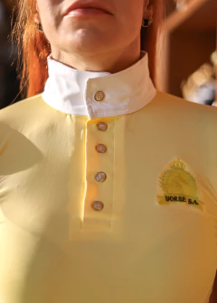 Camisa Hipismo Prova Manga Longa Amarela Sport Horse SA na internet