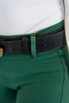 Culote Hipismo Legging Treino Verde Esmeralda Full Grip Horse SA - loja online